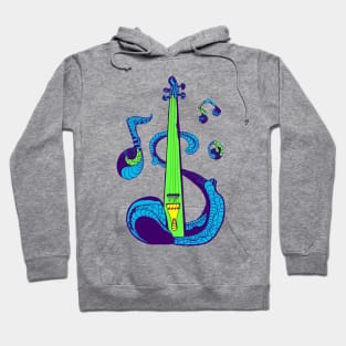 Neon Green String Violin Hoodie